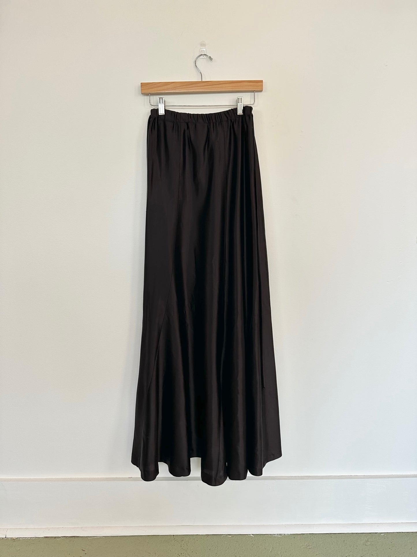 Nylon Maxi Skirt
